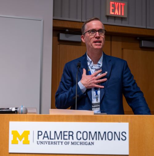 Michigan Medicine CEO Dr. David Miller praises the MCP Graduate Students